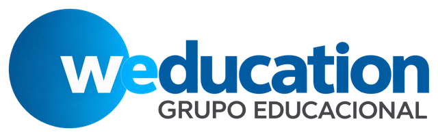 Logo Weducation Grupo Educacional, cliente da Refrigeração Schmökel